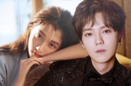 鹿晗和关晓彤合影照片,青春活力满满